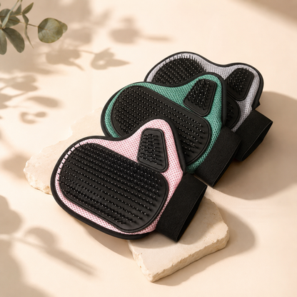PAWVIVE Grooming Glove — De-Shedding Massage Mitt for Dogs & Cats